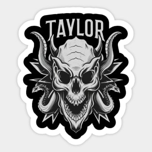 Dragon Skull Play Swift Sticker